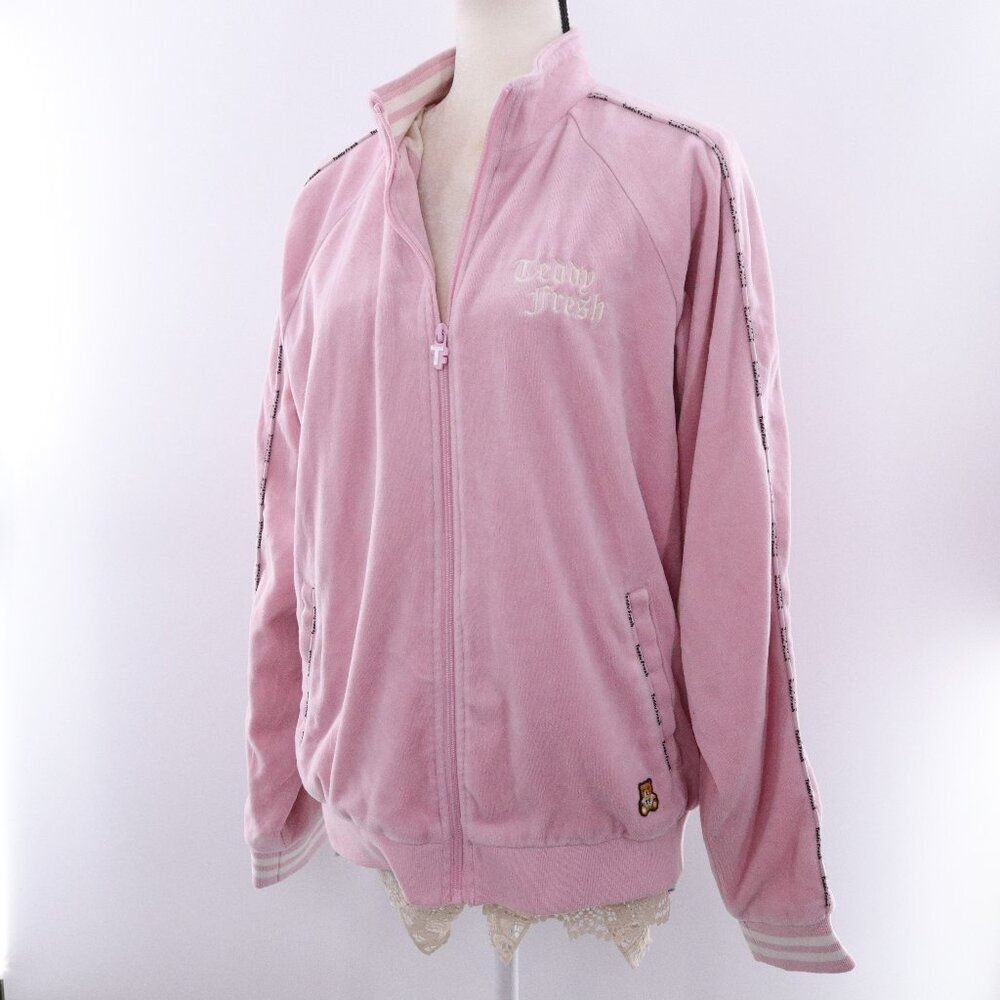 Teddy Fresh‎ | Velour Track Suit Jacket Large
